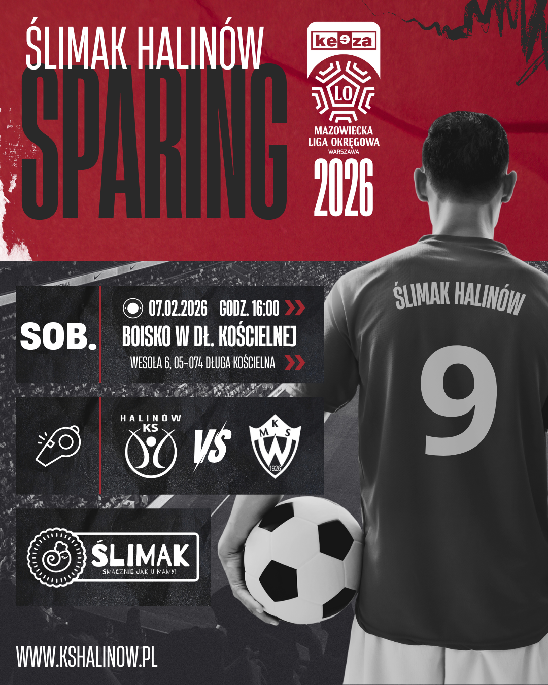 Seniorzy Ślimak Halinów kontynuują przygotowania do rundy wiosennej!